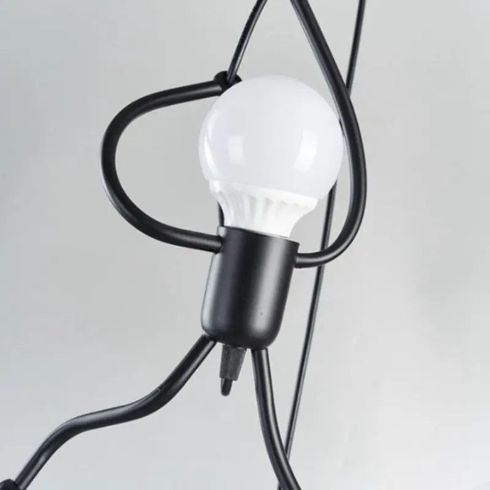 Lampa Wisząca Nowoczesna w Kształcie Ludzika z Regulowaną Wysokością - 9