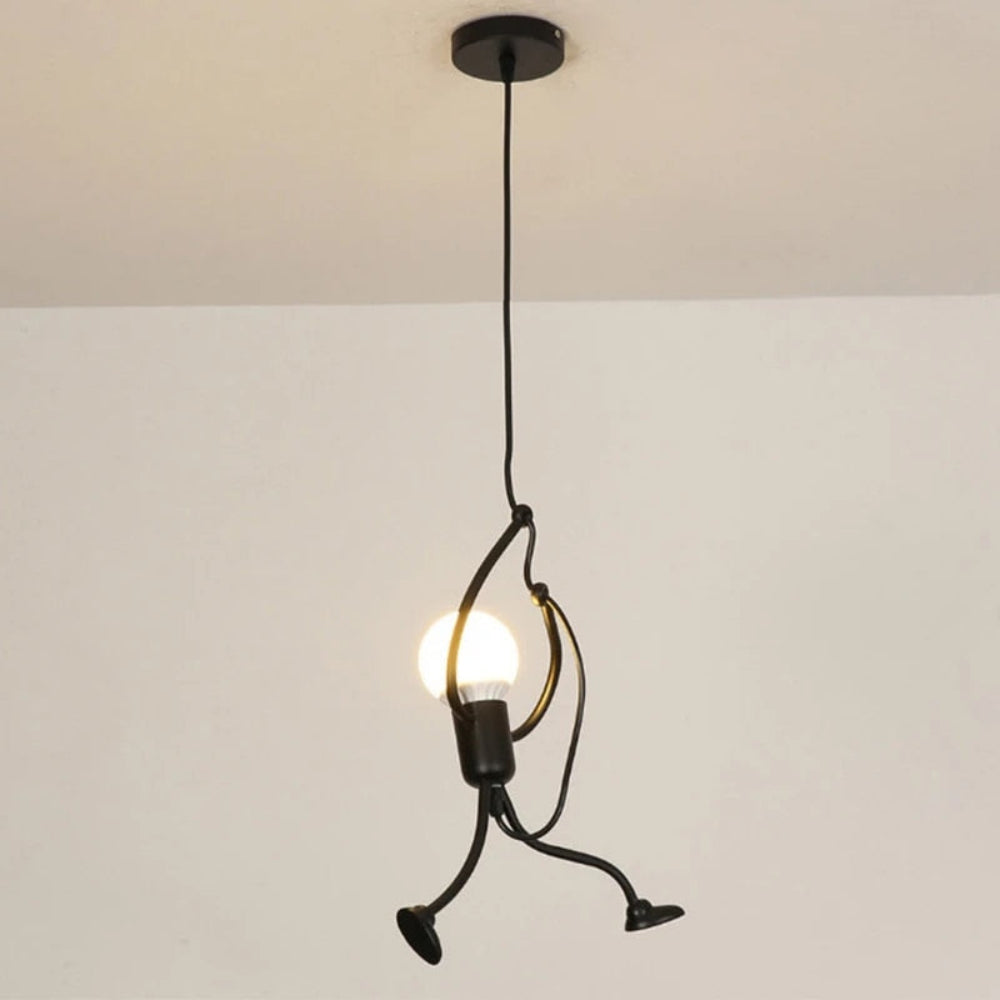 Lampa Wisząca Nowoczesna w Kształcie Ludzika z Regulowaną Wysokością - 7