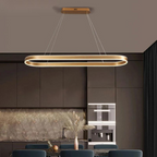Lampa Wisząca Nowoczesna z Owalnym Kloszem i Funkcją Ściemniania - 3