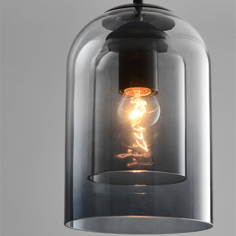 Lampa Wisząca Nowoczesna ze Szklanym Kloszem i Regulowaną Długością Kabla - 8