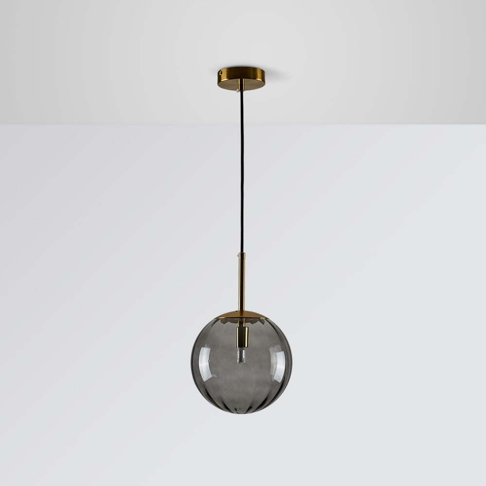 Lampa Wisząca Nowoczesna ze Szklanym Kloszem w Kształcie Kuli - 13