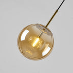 Lampa Wisząca Nowoczesna ze Szklanym Kloszem w Kształcie Kuli - 18