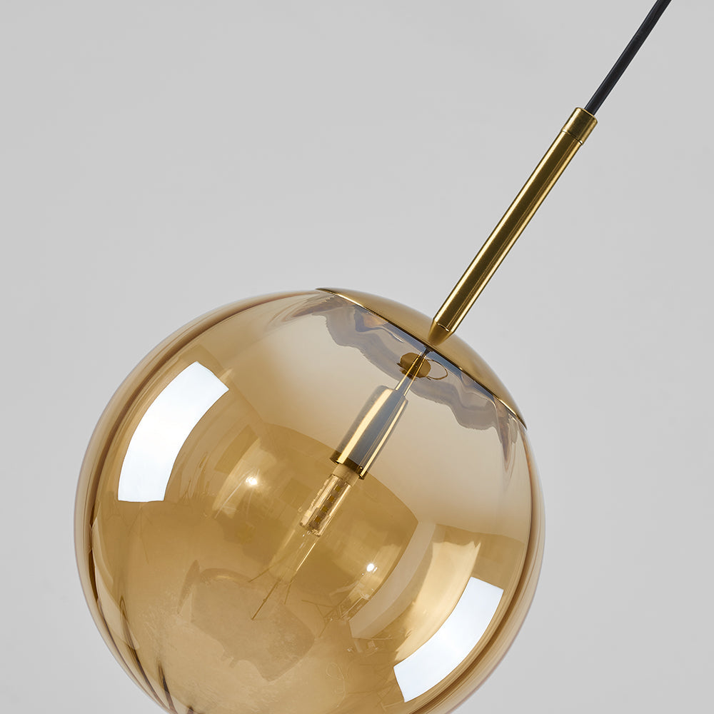 Lampa Wisząca Nowoczesna ze Szklanym Kloszem w Kształcie Kuli - 19