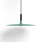 Lampa Wisząca Skandynawska Płaska LED Dyskowa nad Stół - Zielony