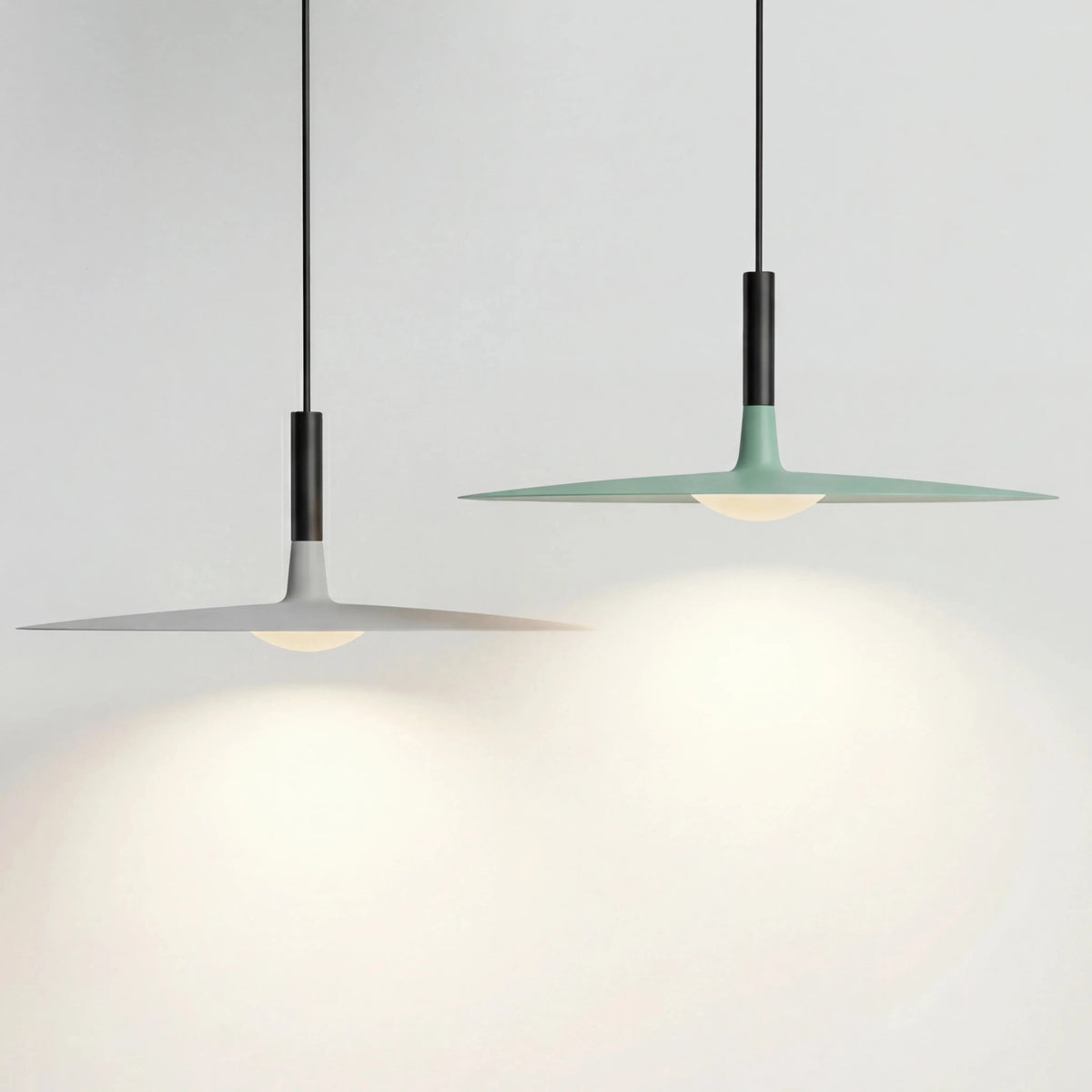 Lampa Wisząca Skandynawska Płaska LED Dyskowa nad Stół - 3