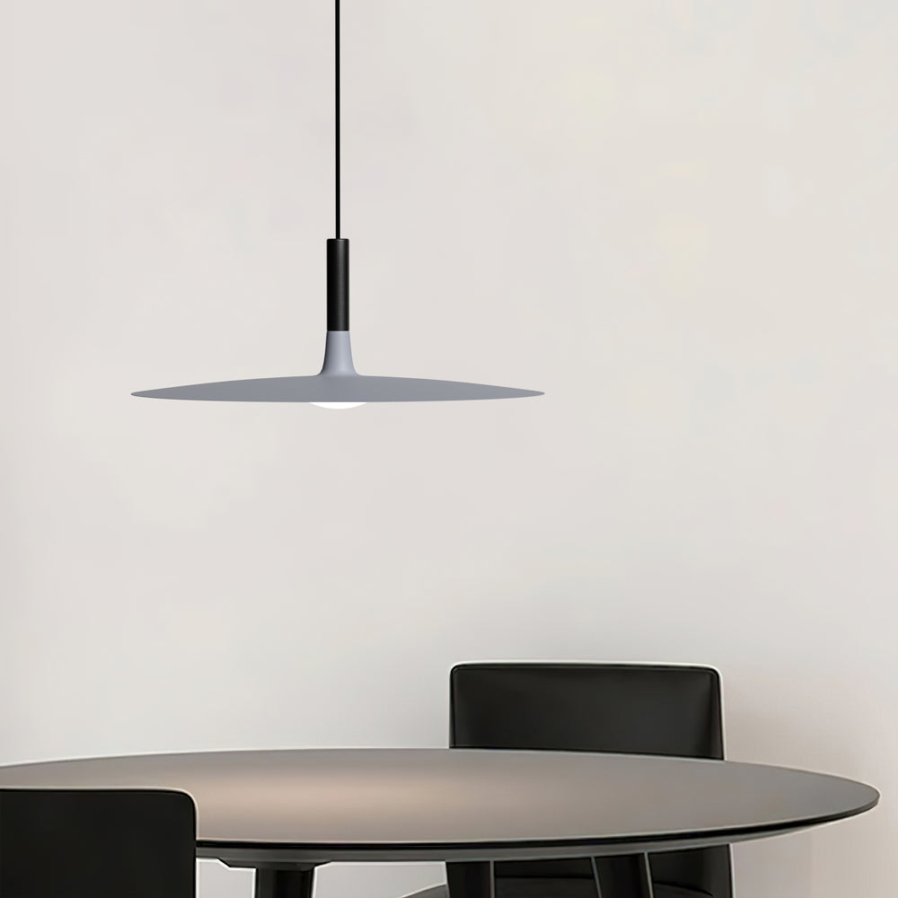 Lampa Wisząca Skandynawska Płaska LED Dyskowa nad Stół - 9