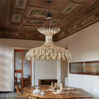 Lampa Wisząca Skandynawska z Drewnianą Kopułą i Regulowaną Wysokością - 4