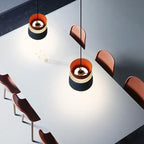 Lampa Wisząca Skandynawska z Dwuczęściowym Kloszem w Stylu Macarons - 18