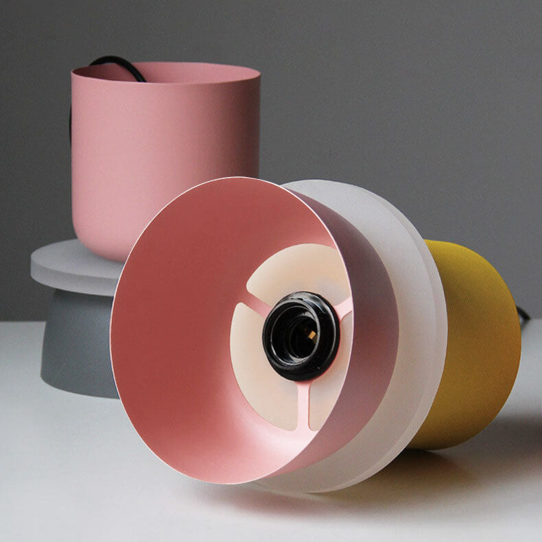 Lampa Wisząca Skandynawska z Dwuczęściowym Kloszem w Stylu Macarons - 21