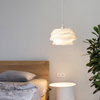 Lampa Wisząca Skandynawska z Kloszem w Kształcie Kwiatu - 10