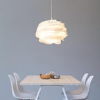 Lampa Wisząca Skandynawska z Kloszem w Kształcie Kwiatu - 11