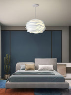 Lampa Wisząca Skandynawska z Kloszem w Kształcie Kwiatu - 13
