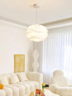 Lampa Wisząca Skandynawska z Kloszem w Kształcie Kwiatu - 18