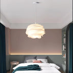 Lampa Wisząca Skandynawska z Kloszem w Kształcie Kwiatu - 8