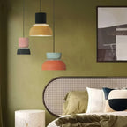 Lampa Wisząca Skandynawska z Kolorowym Kloszem - 12
