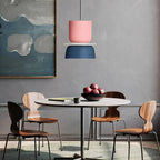 Lampa Wisząca Skandynawska z Kolorowym Kloszem - 15