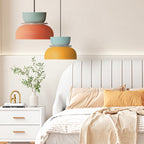 Lampa Wisząca Skandynawska z Kolorowym Kloszem - 18