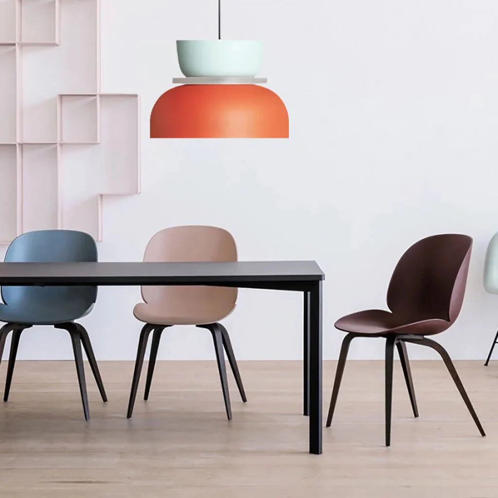 Lampa Wisząca Skandynawska z Kolorowym Kloszem - 20