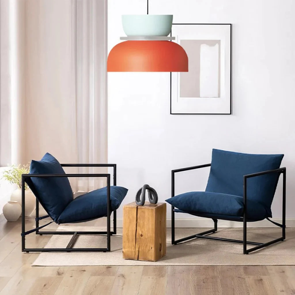 Lampa Wisząca Skandynawska z Kolorowym Kloszem - 22