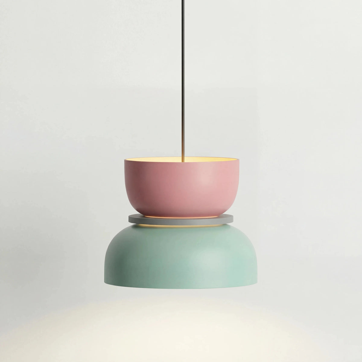Lampa Wisząca Skandynawska z Kolorowym Kloszem - 3