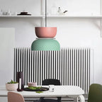 Lampa Wisząca Skandynawska z Kolorowym Kloszem - 32