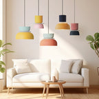 Lampa Wisząca Skandynawska z Kolorowym Kloszem - 4