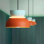 Lampa Wisząca Skandynawska z Kolorowym Kloszem - 5