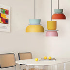 Lampa Wisząca Skandynawska z Kolorowym Kloszem - 8