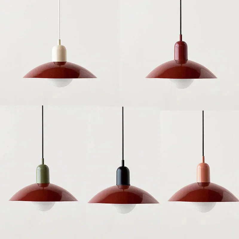 Lampa Wisząca Skandynawska z Okrągłym Kloszem i Regulowanym Przewodem - 20