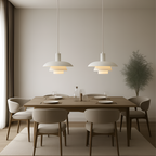 Lampa Wisząca Skandynawska z Trzema Poziomami Klosza i Ściemniaczem - 18