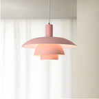 Lampa Wisząca Skandynawska z Trzema Poziomami Klosza i Ściemniaczem - 22