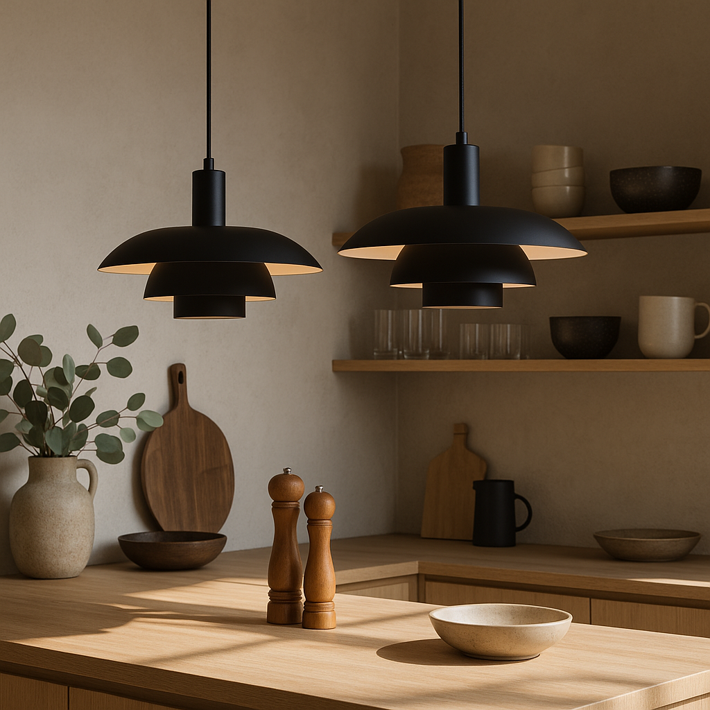 Lampa Wisząca Skandynawska z Wbudowanym LED i Ściemniaczem - 13