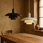 Lampa Wisząca Skandynawska z Wielopoziomowym Kloszem - 19