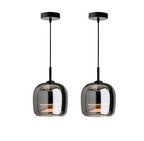 Lampa Wisząca Skandynawska ze Szklanym Kloszem - 12