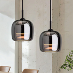 Lampa Wisząca Skandynawska ze Szklanym Kloszem - 3