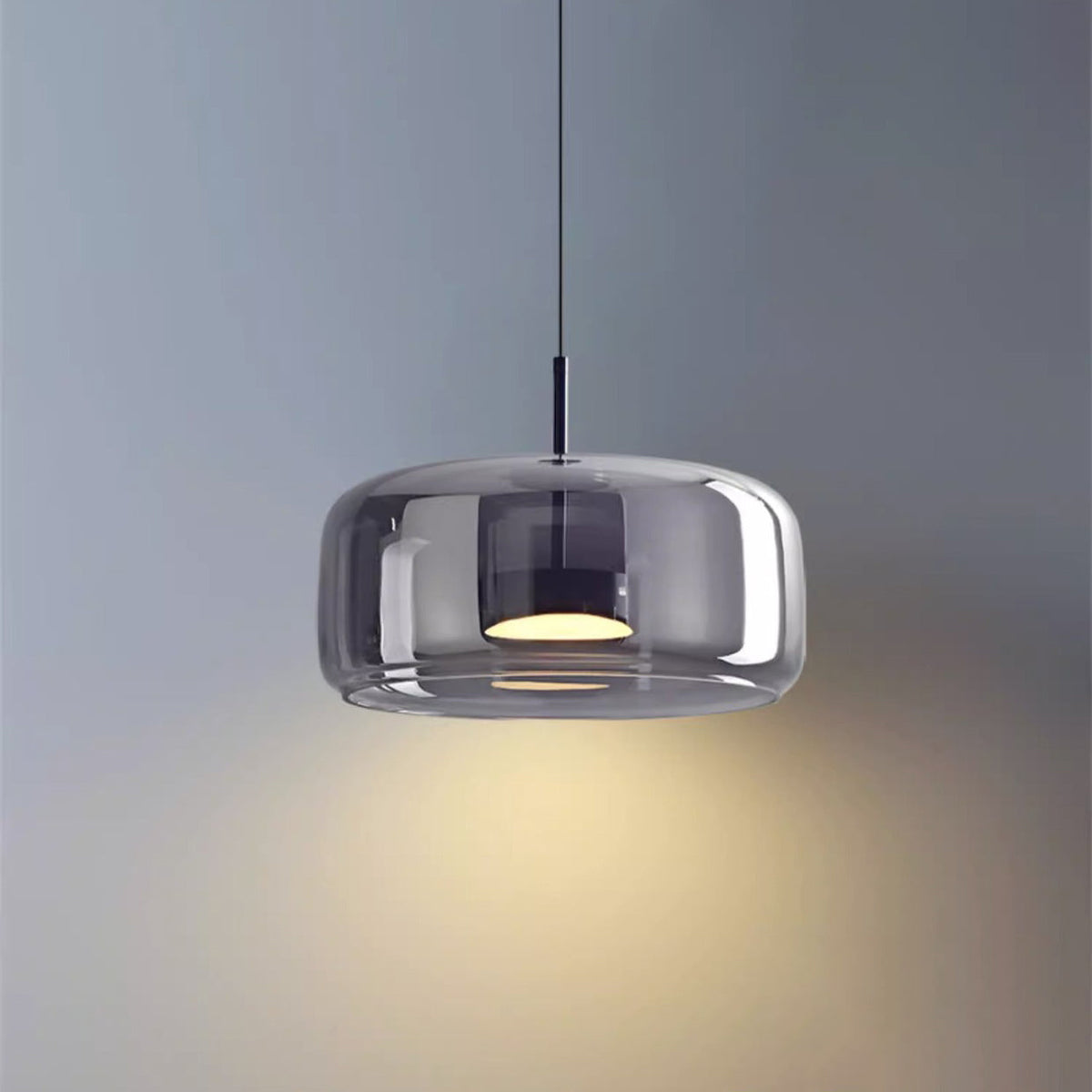 Lampa Wisząca Skandynawska ze Szklanym Kloszem i Wbudowanym LED - 16