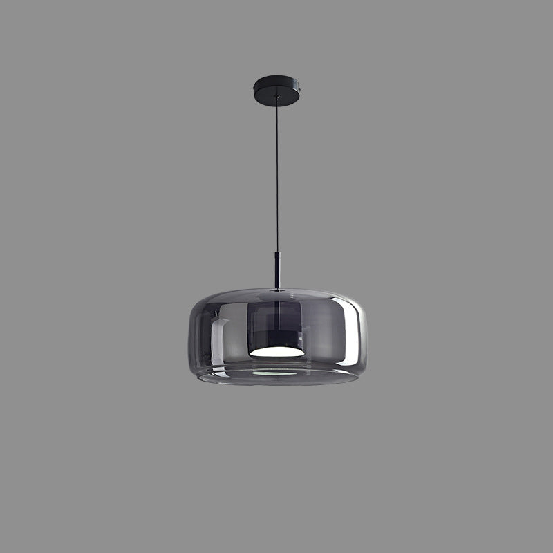 Lampa Wisząca Skandynawska ze Szklanym Kloszem i Wbudowanym LED - 17