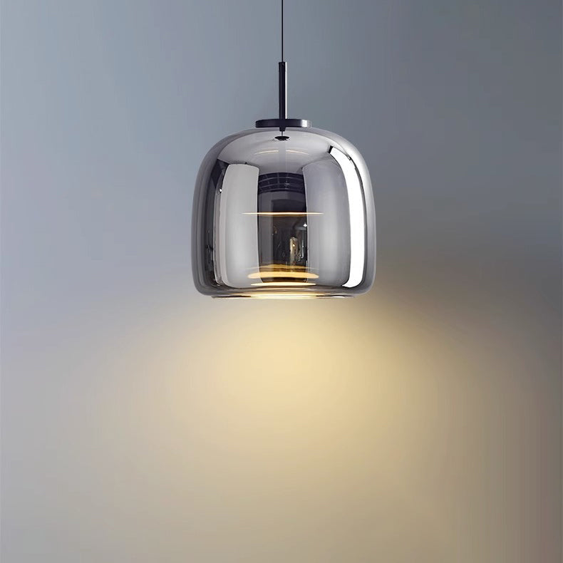 Lampa Wisząca Skandynawska ze Szklanym Kloszem i Wbudowanym LED - 18