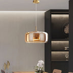 Lampa Wisząca Skandynawska ze Szklanym Kloszem i Wbudowanym LED - 4
