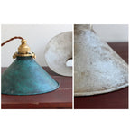 Lampa Wisząca Vintage Rustykalna z Metalowym Kloszem w Kształcie Stożka - 10