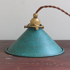 Lampa Wisząca Vintage Rustykalna z Metalowym Kloszem w Kształcie Stożka - 4