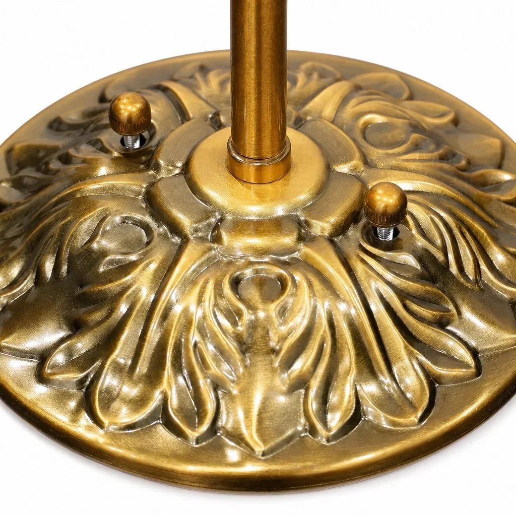 Lampa Wisząca Vintage z Kloszem ze Szkła Mlecznego w Kształcie Dyni - 24