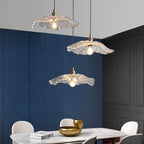 Lampa Wisząca z Kwiatowym Kloszem ze Szkła - 6