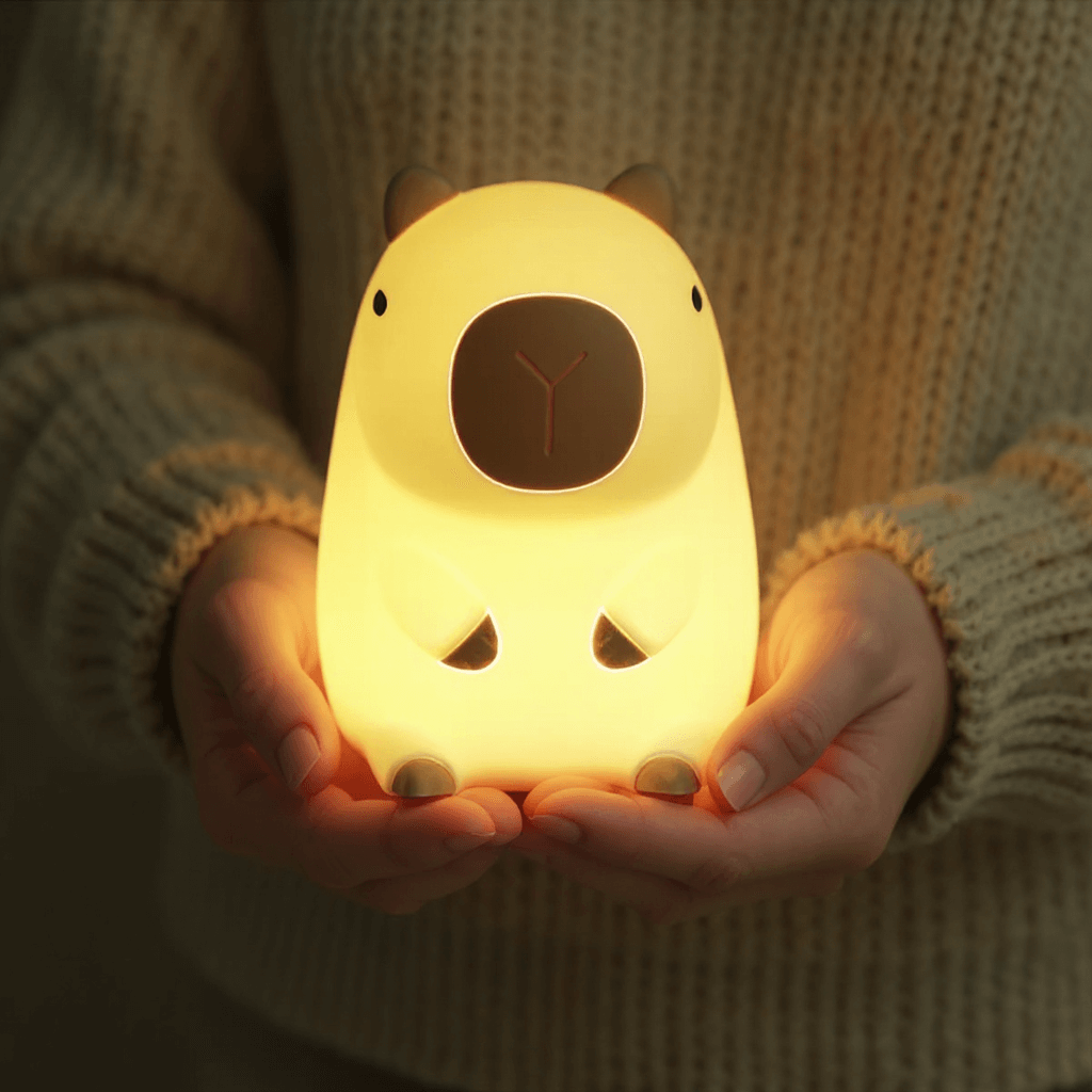 Lampka Nocna LED w Kształcie Kapibary