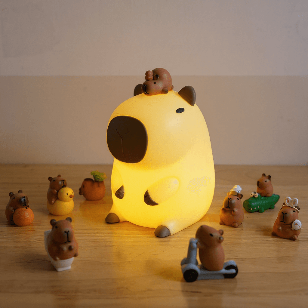 Lampka Nocna LED w Kształcie Kapibary