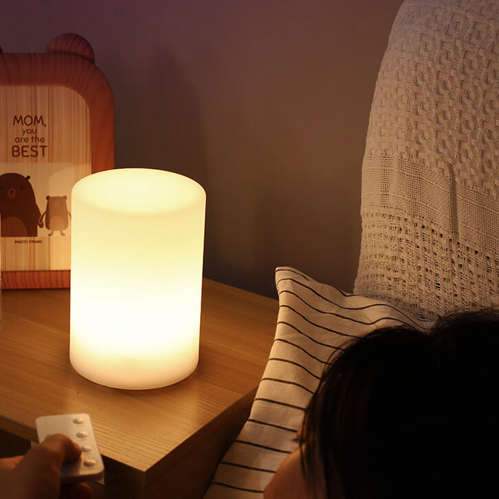 Lampka Nocna Minimalistyczna z Pilotem i Regulacją Jasności w Różnych Kształtach - 28