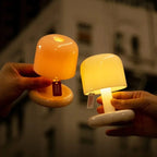 Lampka Stołowa Miniaturowa Retro z Ładowaniem Bezprzewodowym - 12