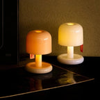 Lampka Stołowa Miniaturowa Retro z Ładowaniem Bezprzewodowym - 13