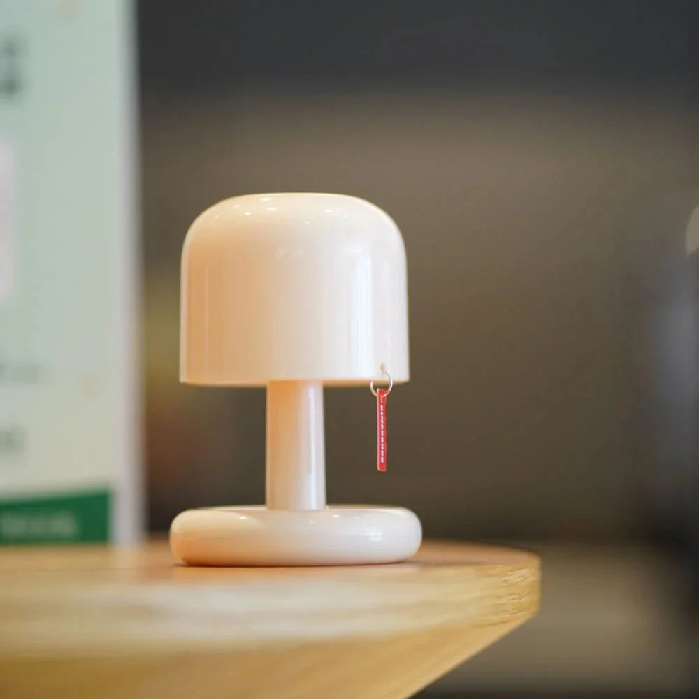Lampka Stołowa Miniaturowa Retro z Ładowaniem Bezprzewodowym - 6