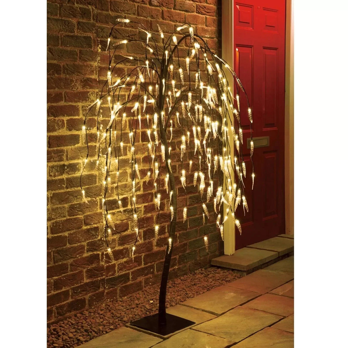 Lampa Ogrodowa Drzewko Kwitnącej Wiśni z 128 Diodami LED